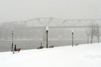 Snowy Day on the River